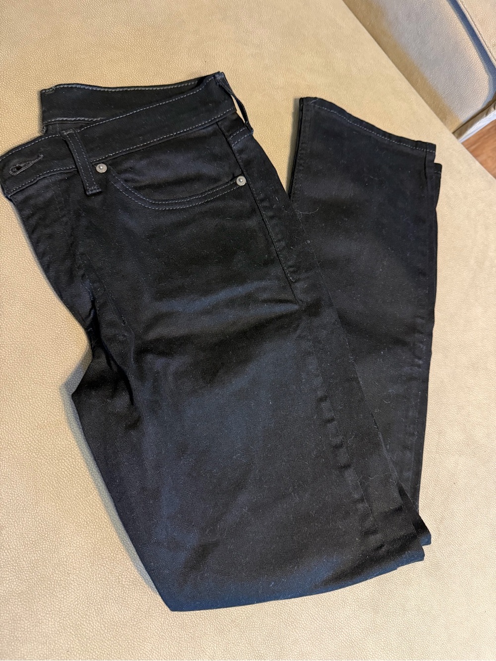 Levi's Black Slim Straight Jeans 32x30